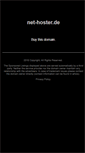 Mobile Screenshot of net-hoster.de