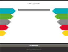 Tablet Screenshot of net-hoster.de